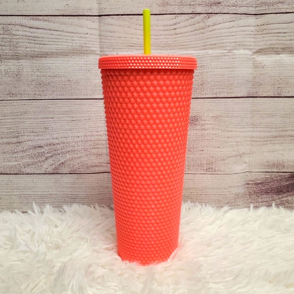 *NEW* Starbucks Dragonfruit Studded Bling Tumbler 24 oz. NWT Summer 2022 - Picture 3 of 10